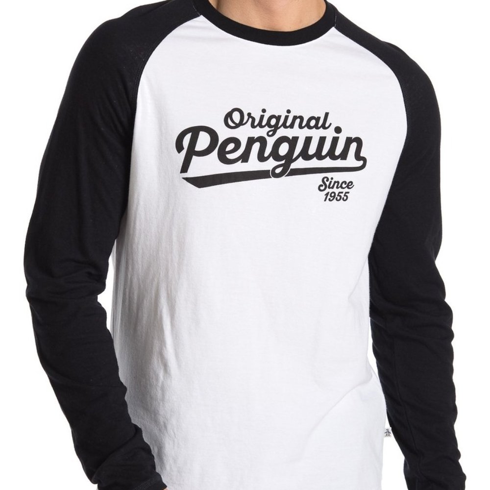 Original Penguin Long Sleeve Colorblock Raglan T